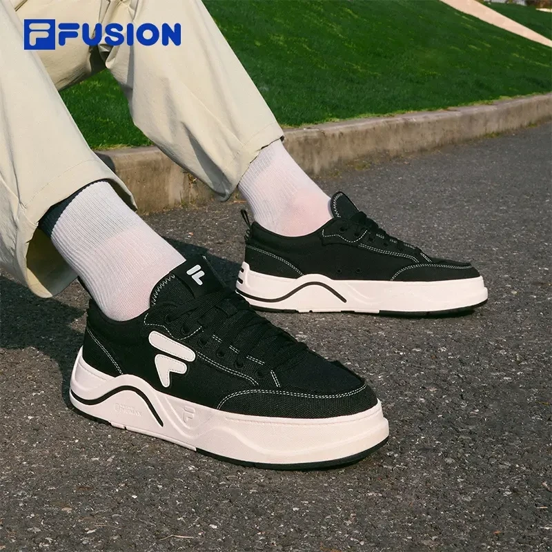 fila/斐乐潮牌男鞋25春新品5050时尚运动百搭帆布板鞋T12M522903