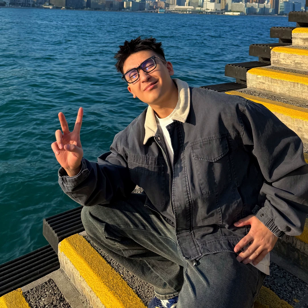 SANBAI 叁佰【汽油蓝底特律】vintage复古拼接底特律夹克外套