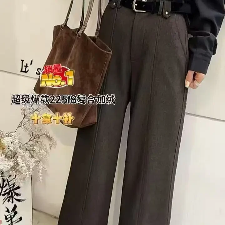 杭州高货百搭休闲直筒裤