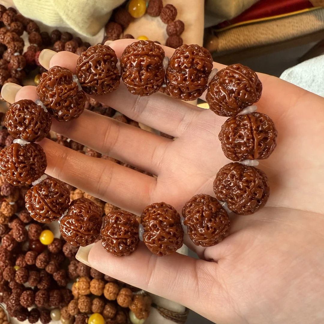 六瓣蜂窝盘龙纹玉华金刚小尺寸18-19mm（肉）