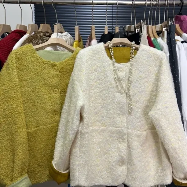 【如意】小香风羊羔毛外套