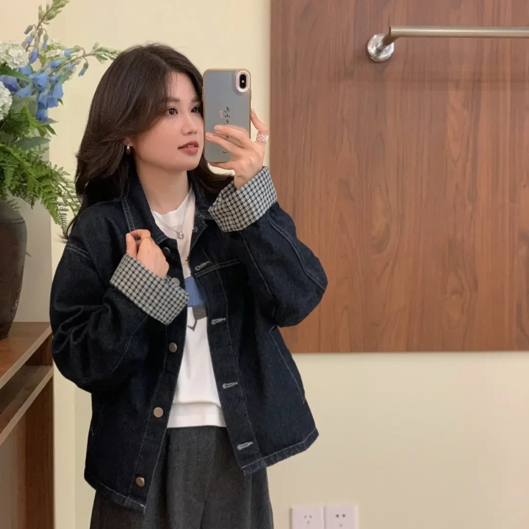 常规袖短外套不褪色不褪色，不起球纯色圆领常规款女