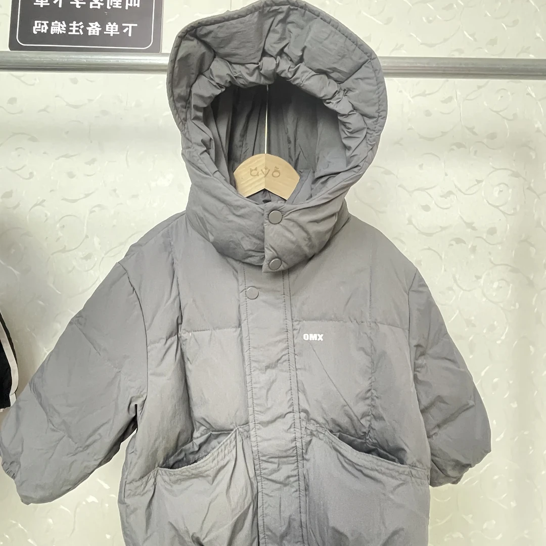 儿童加厚白鸭绒羽绒服冬季保暖时尚百搭外套