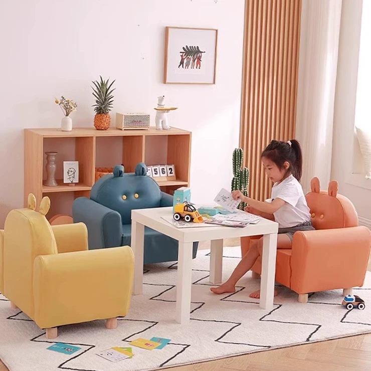 儿童沙发小沙发双人男孩女孩幼儿园阅读区读书角卡通宝宝房间座椅