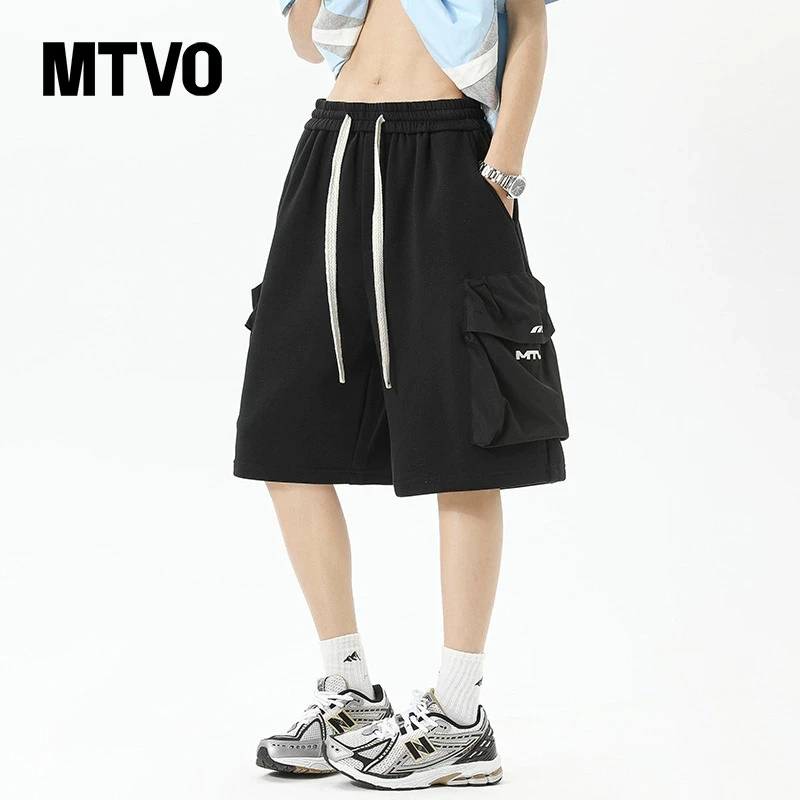 MTVO迈特优夏季工装短裤男士外穿2025新款机能风休闲运动五分裤子