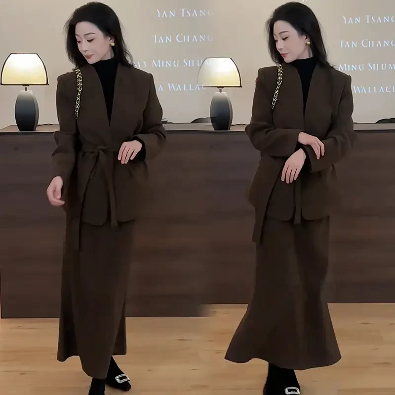 大码时尚显瘦气质网红高档套装女2025秋季新款高级百搭宽松两件套