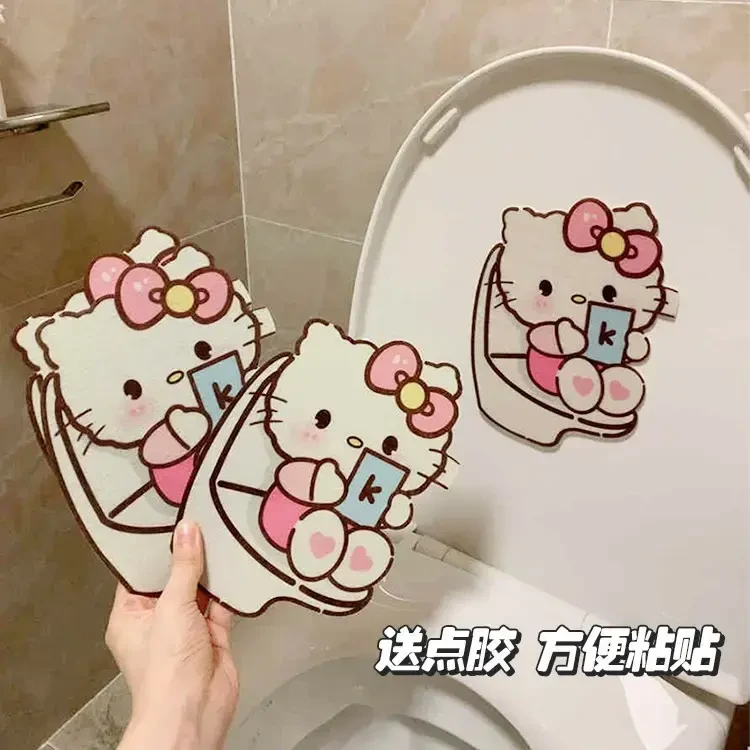 kt猫除臭贴可爱卫生间马桶卡通除臭香薰马桶贴纸除臭贴去异味留香