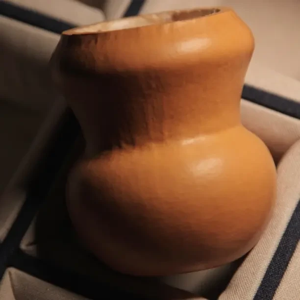 名家纸模史老启老型漱口盂高级黑虫葫芦