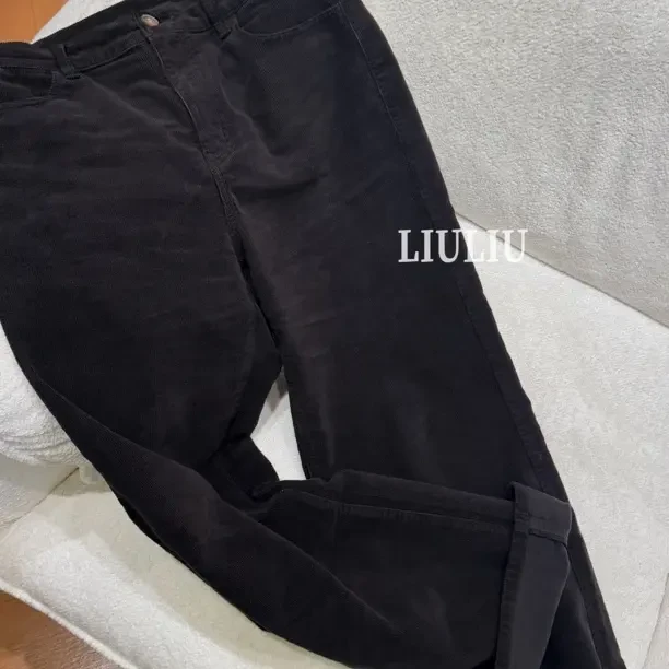 LIULIU 灯芯绒直筒裤 (NO退NO换）
