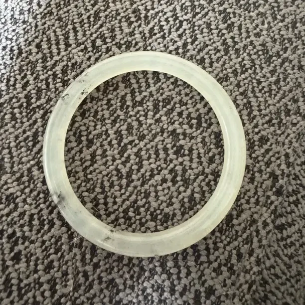 纯天然岫岩玉水墨飘花手镯女款冰透初秋穿搭