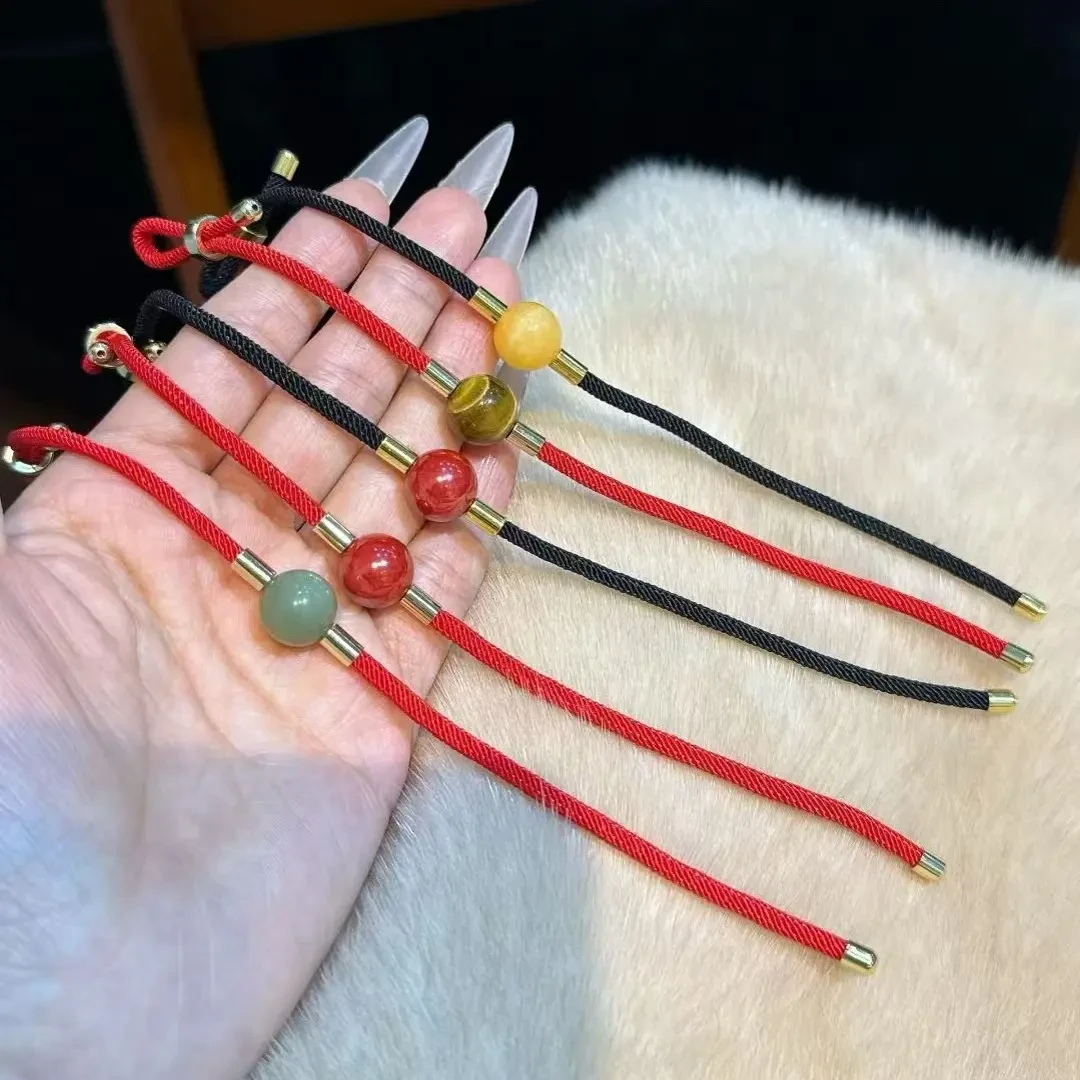 【十六珠宝】新年转运珠| 和田玉朱砂手绳多样性发一