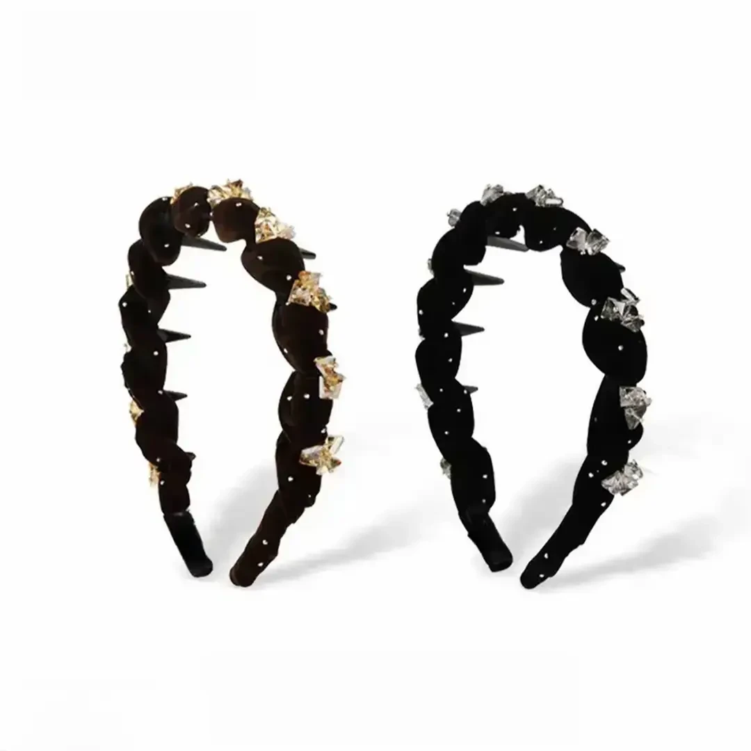 【星钻密语】高级手工编织碎发整理高颅顶发箍