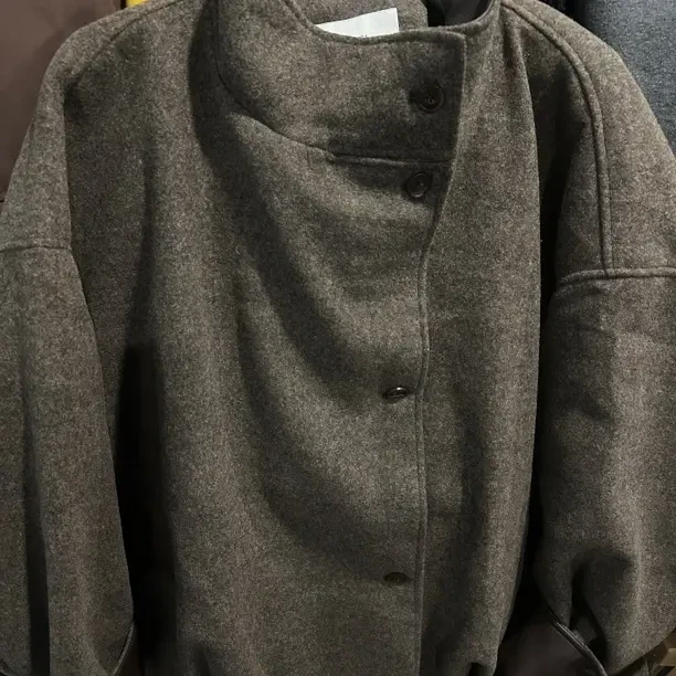 秋冬新中式复古盘扣毛呢立领外套