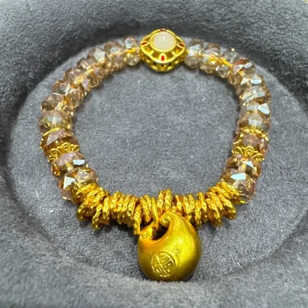 铜合金仿水晶手链 205年新款女士手链