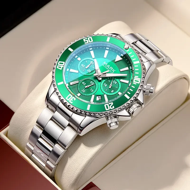 马克华菲手表男士高档多功能机械感防水时尚潮流石英腕表男款5770