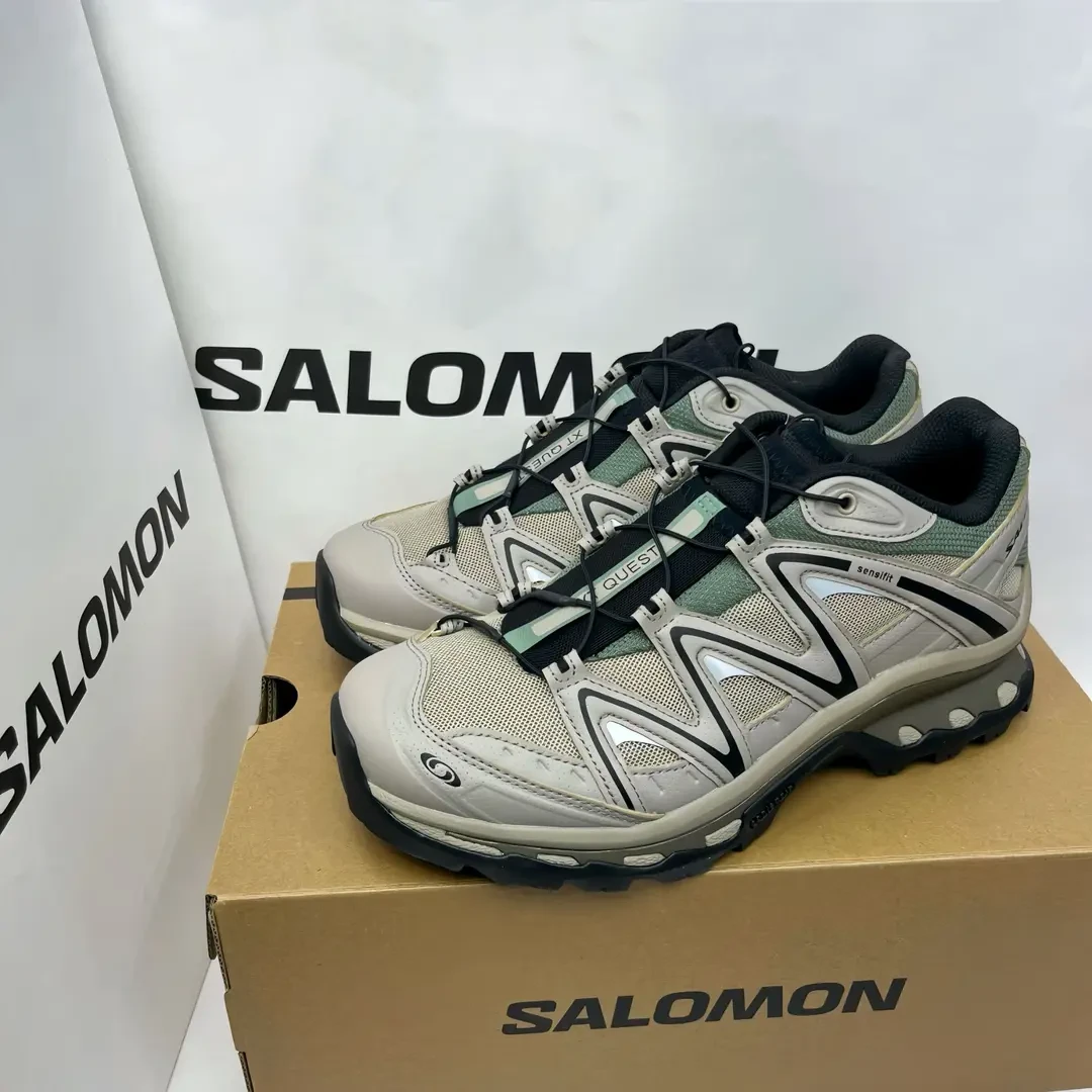 SALOMON萨洛蒙XT-Quest ADV复古卡其月桂花户外功能运动鞋 474790