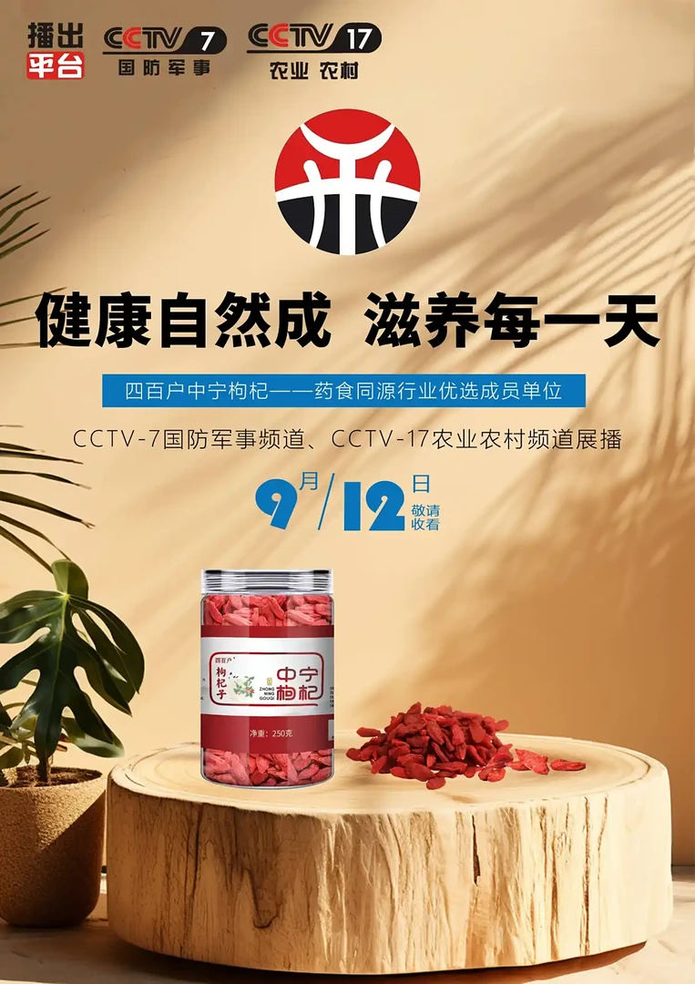 宁夏中宁头茬特级大颗粒红枸杞免洗可干吃泡茶泡酒佳品【罐装】