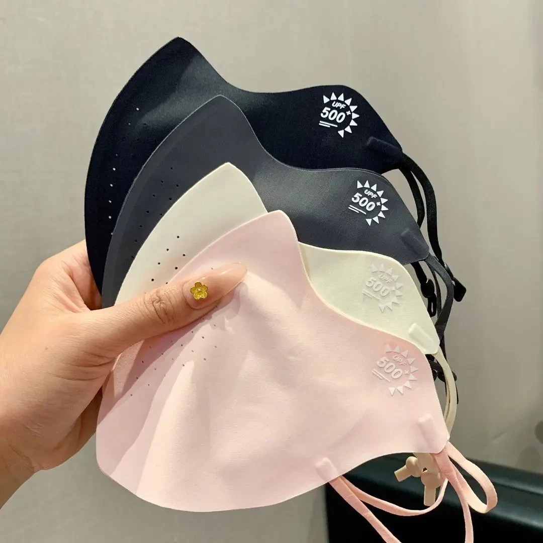 2025新款冰丝防晒口罩夏季护眼角立体不蹭妆透气防紫外线防晒面罩