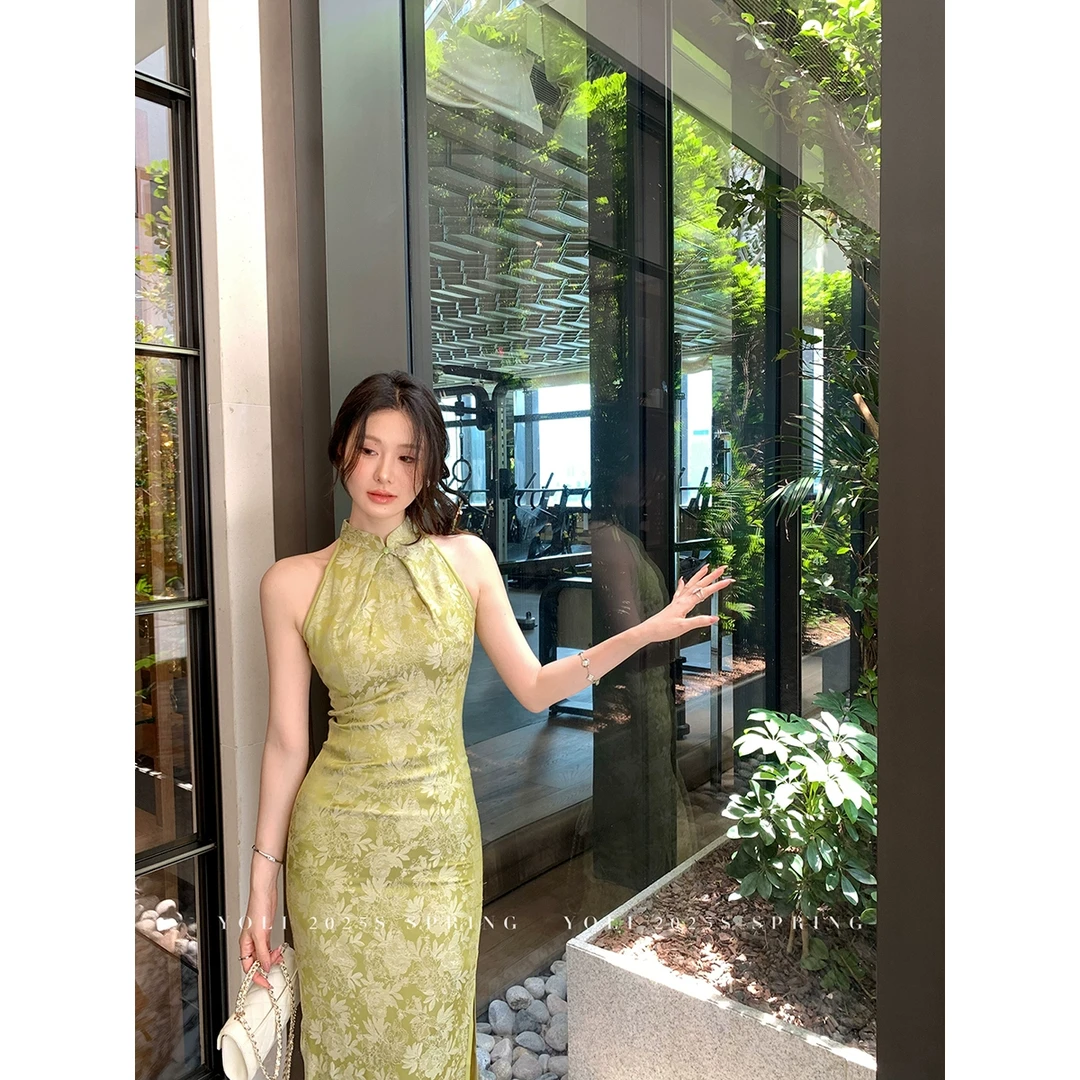 YOLI 张宥利"江南烟雨"新中式连衣裙