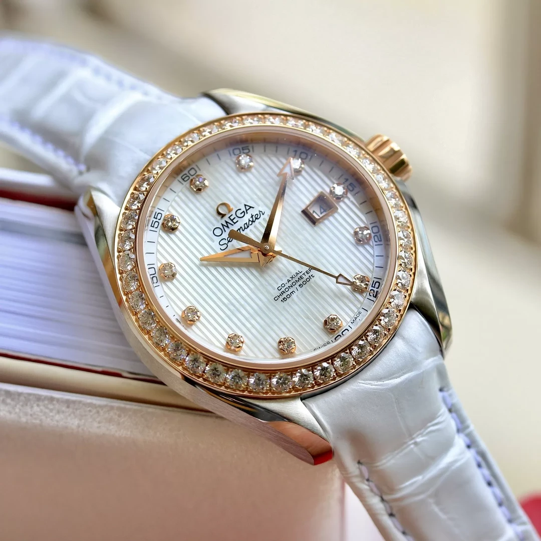 99新 Omega/欧米茄 拆单/盒证/自动机械/女表231.28.34.20.55.002