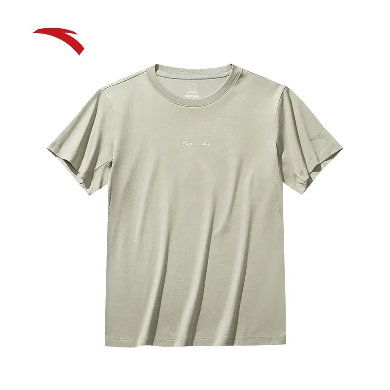 安踏夏季速干冰丝T恤户外露营冰肤短袖女士新款印花上衣透气半袖