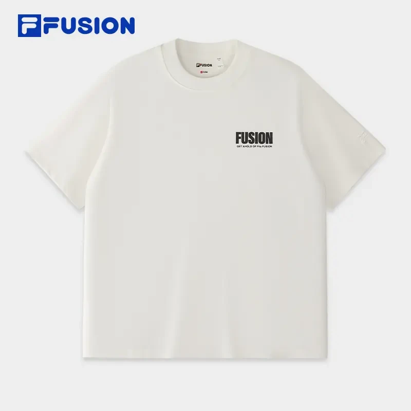 FILA斐乐正品情侣款夏季休闲百搭透气潮流户外运动短袖简约半袖