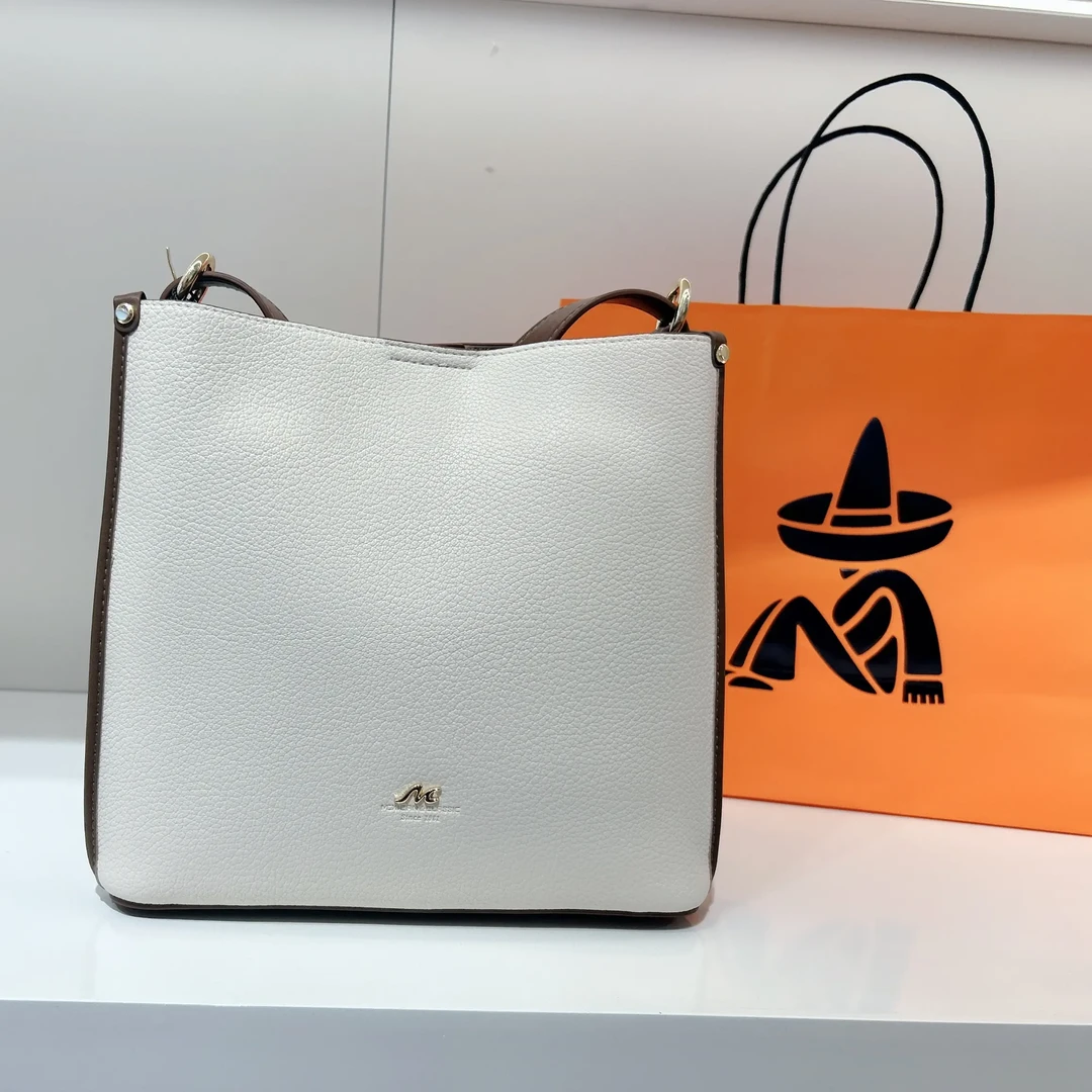 稻草人2025新款斜挎包时尚托特包文艺风单肩包