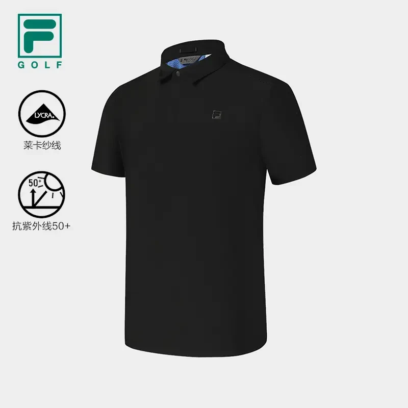 Fila/斐乐25夏季新款男士户外运动防紫外线POLO衫短袖A11M525118F