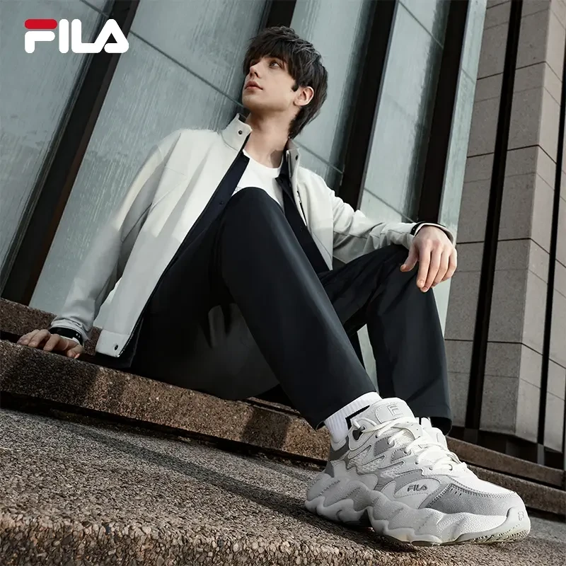 Fila/斐乐男鞋【FERN蕨草2代】2025新款休闲运动老爹鞋运动鞋