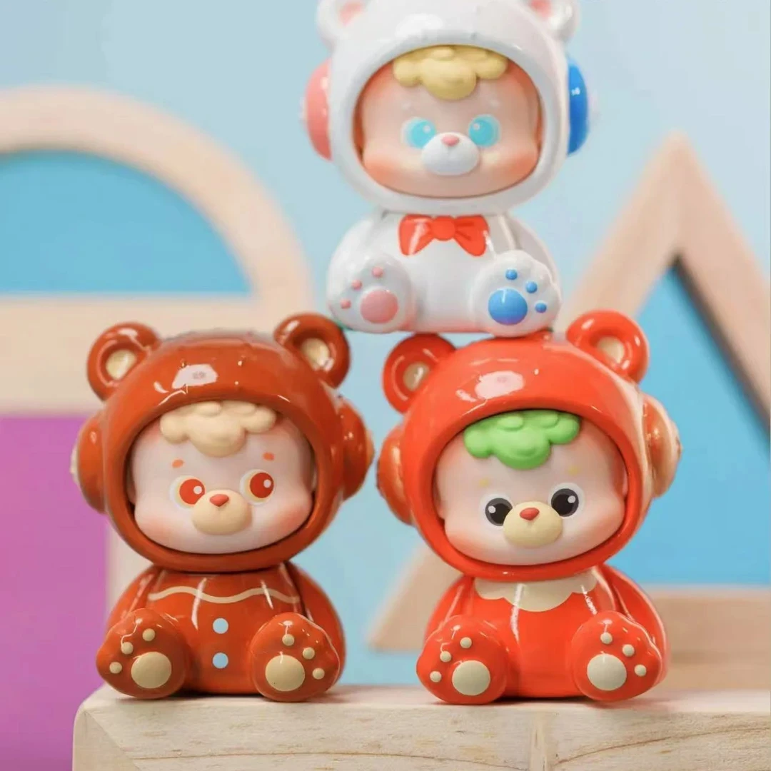 【双重心愿可叠加】diudiu你的小熊冬日系列迷你潮玩盲盒盲袋