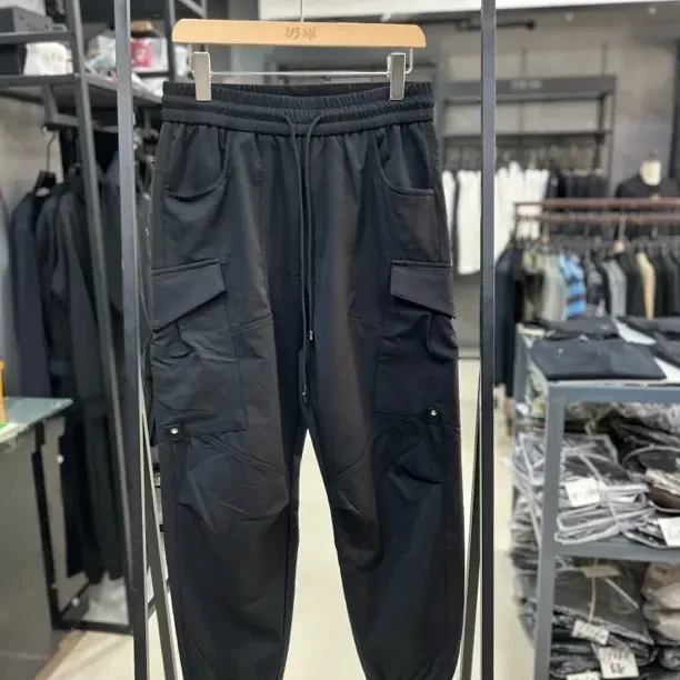 黑色户外休闲裤长裤裤子工装裤卫裤春夏活力风纯色