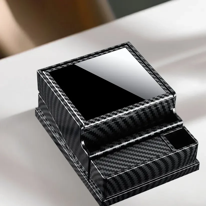 便携打火机收纳创意高级汽车用品一按取烟复古造型自动弹烟盒