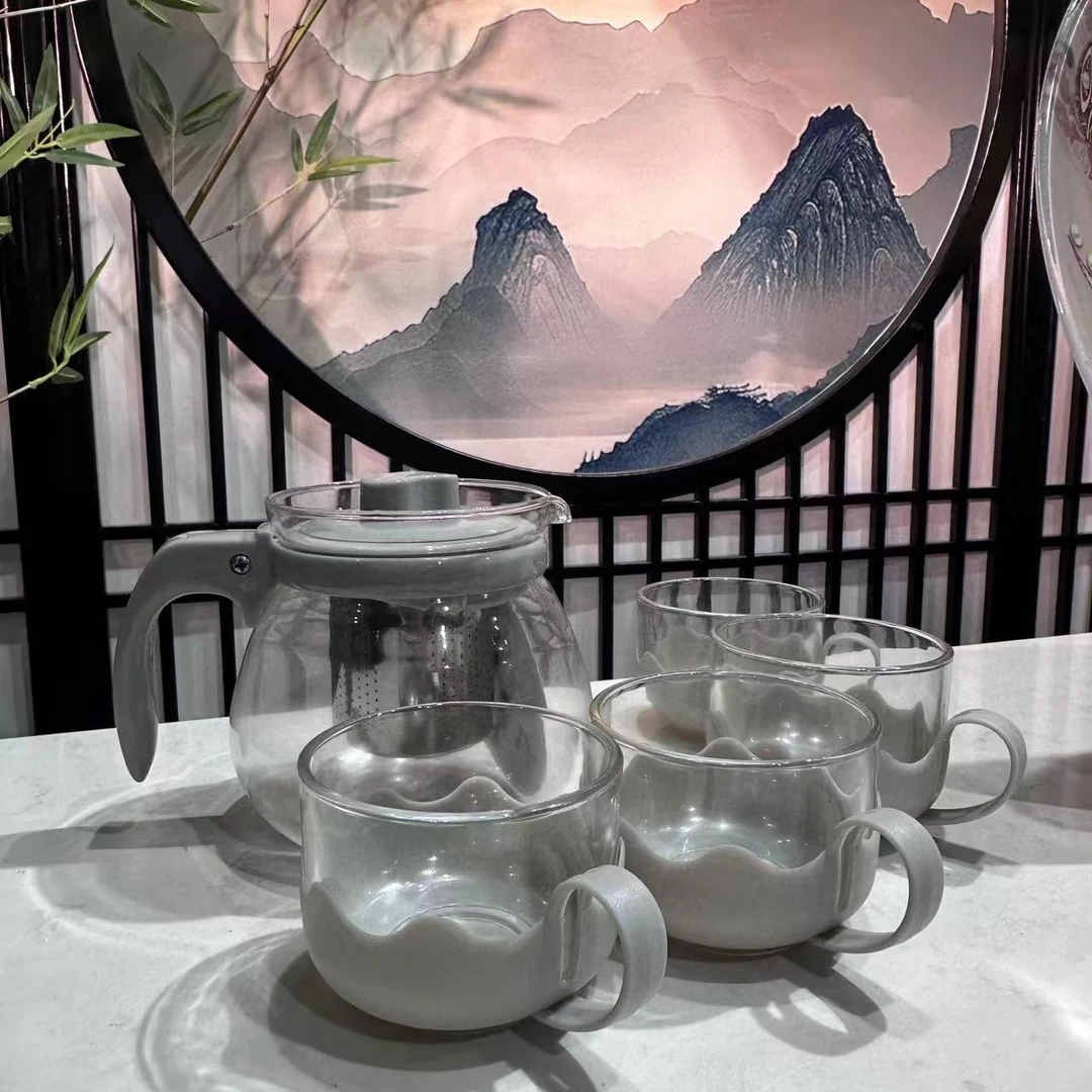 Y秋总专属外贸孤品一壶四杯装饰摆件