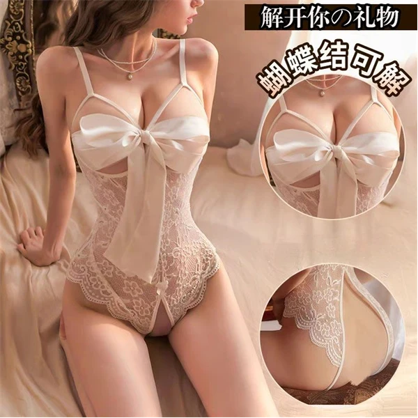 维密限定/性感修身蕾丝迷人来连体睡衣甜美轻奢纯欲睡裙A57