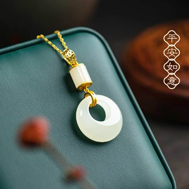 【3.8女神节】如意平安项链精美包装吊坠女友老婆礼物平安扣项链