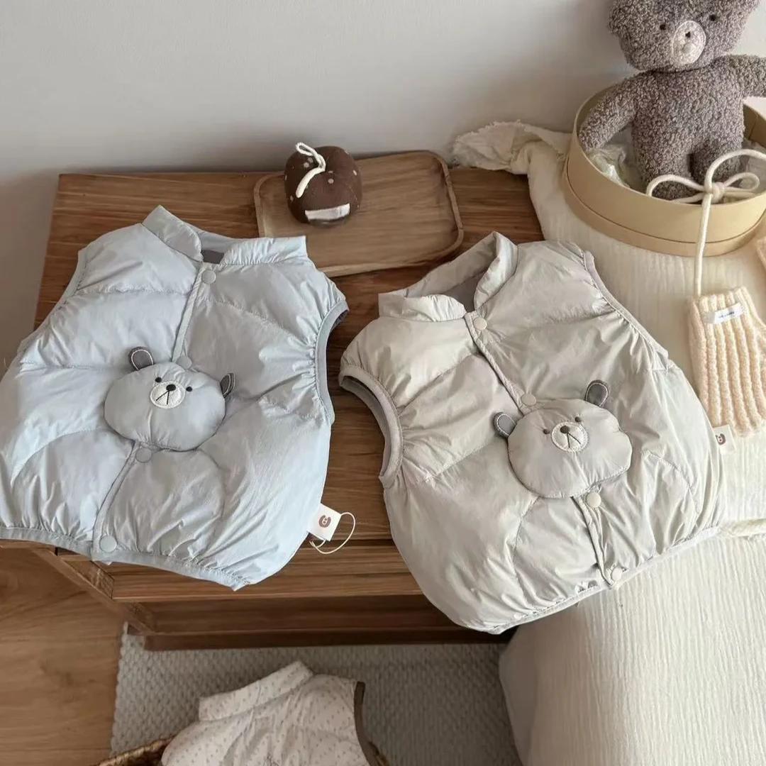 宝宝马甲棉衣秋冬装加绒保暖坎肩男宝女宝小外套背心夹棉外穿马甲