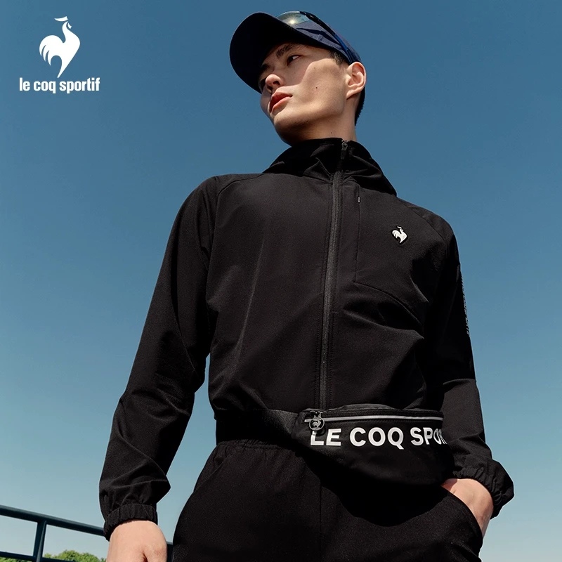 【骑行】乐卡克法国公鸡春秋男子连帽梭织休闲外套CE-5724233