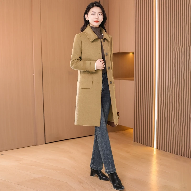 贵夫人时尚可拆内胆羽绒服女秋冬2025新款高端洋气质高级感呢大衣