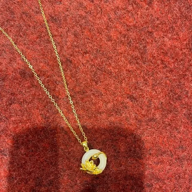 合金项链 镀原创设计饰品珠宝精美甜美风金色女