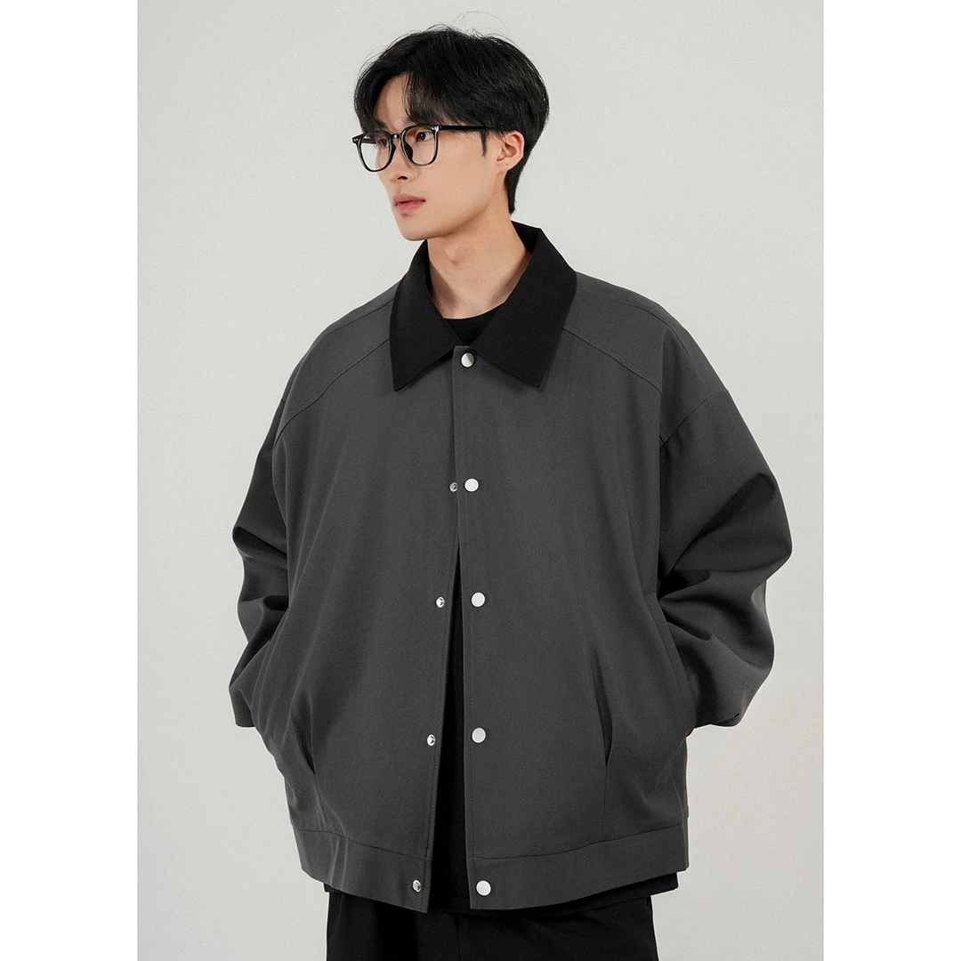 2025春季新款工装飞行夹克外套男女短款翻领日系复古潮牌上衣痞帅