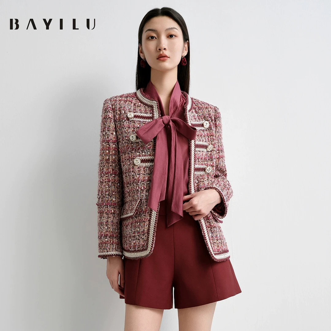 【丫头baby专属】芭依璐2025春季新款短外套91W5012