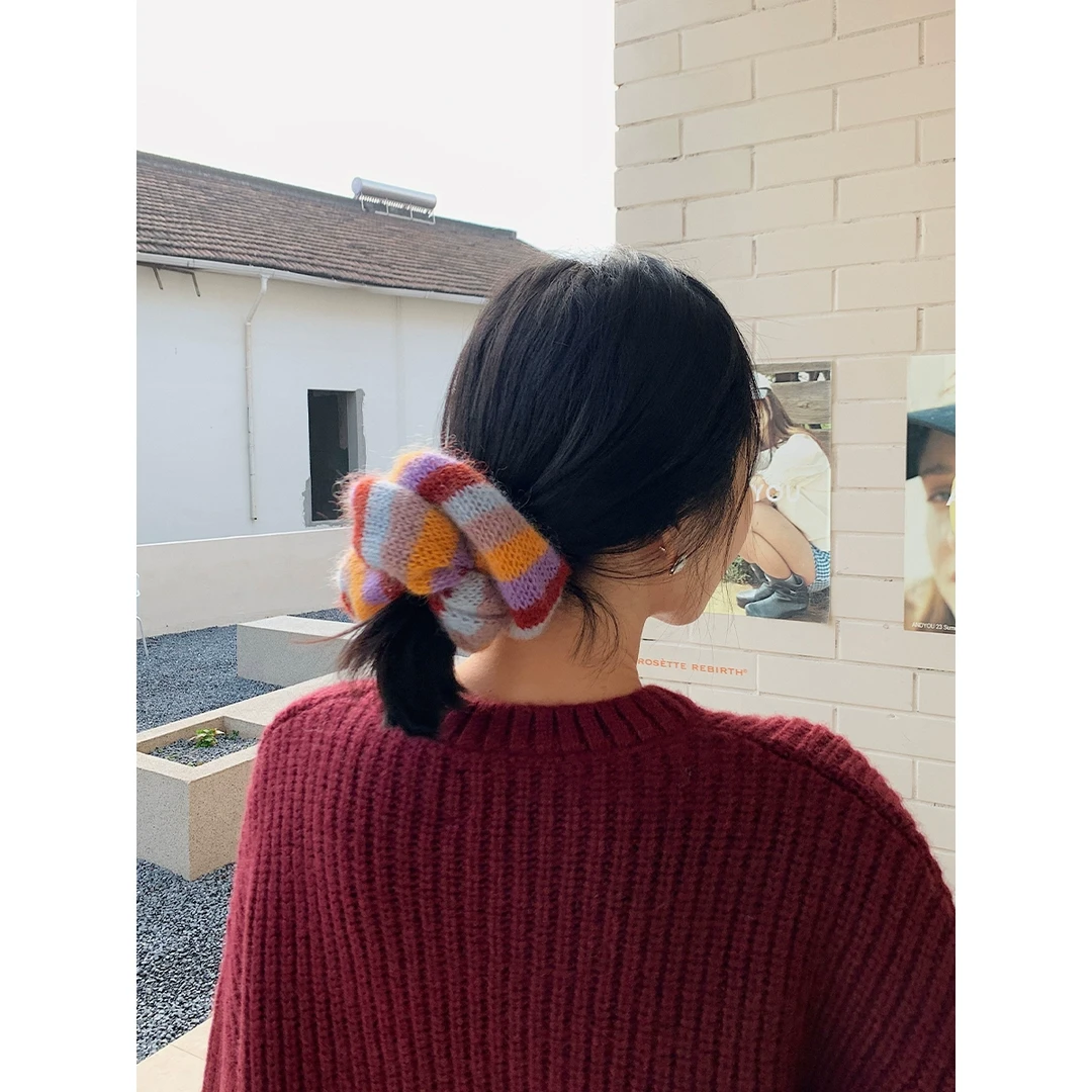 REREK设计师品牌25早春拼色氛围感发圈DSC买手店R25A12743014