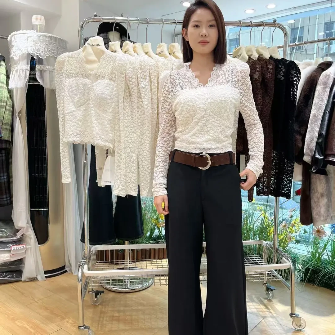 【薇麽麽】主推加绒蕾丝打底