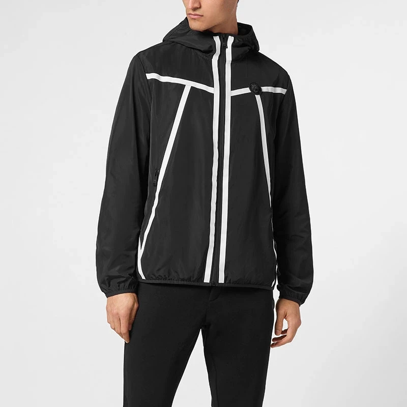 PHILIPP PLEIN 男士Reflex长袖连帽夹克 PLEINSPORT