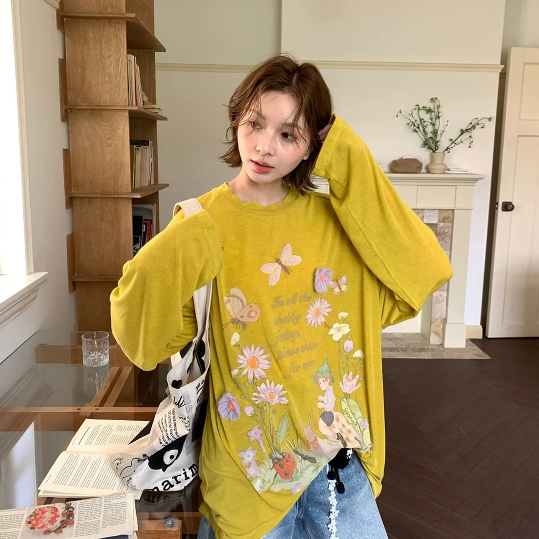 YANAG设计师品牌蜗牛坐骑天丝羊毛防晒T恤DSC买手店BY5Y12044
