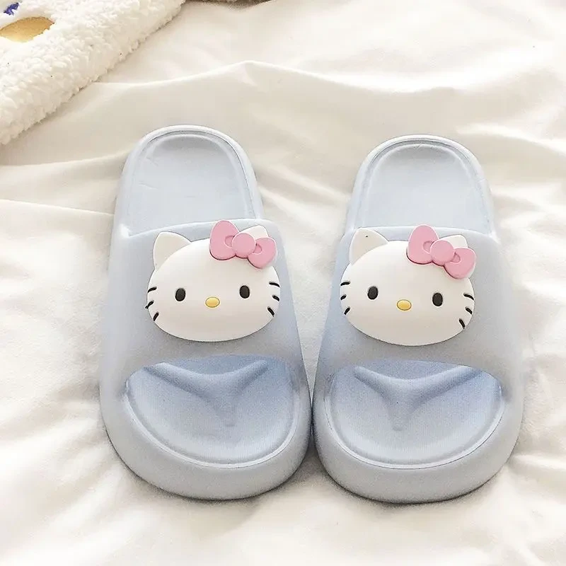 网红可爱KT猫拖鞋女夏2025新款家居室内软底防滑外穿凉拖鞋沙滩XF