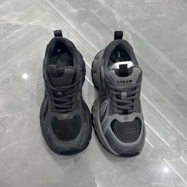 加绒老爹鞋秋冬厚底增高时尚休闲运动百搭女鞋877