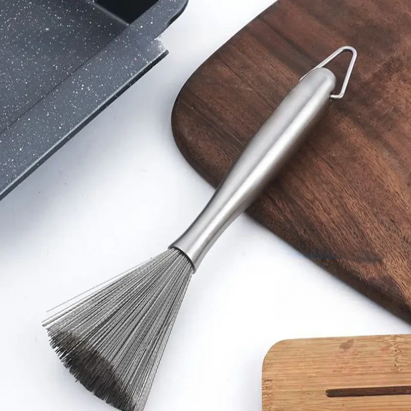 新款去污厨房清洁神器304不锈钢锅刷家用清洁刷钢丝球洗锅洗碗