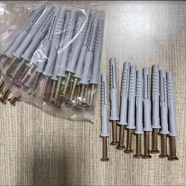 空心砖专用膨胀螺丝螺栓空心墙吊柜大涨力膨胀管膨胀锚栓PP膨胀管