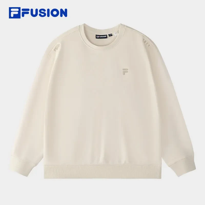 【100%棉卫衣】斐乐潮牌男女春款休闲舒适运动基础套头衫T11U515203